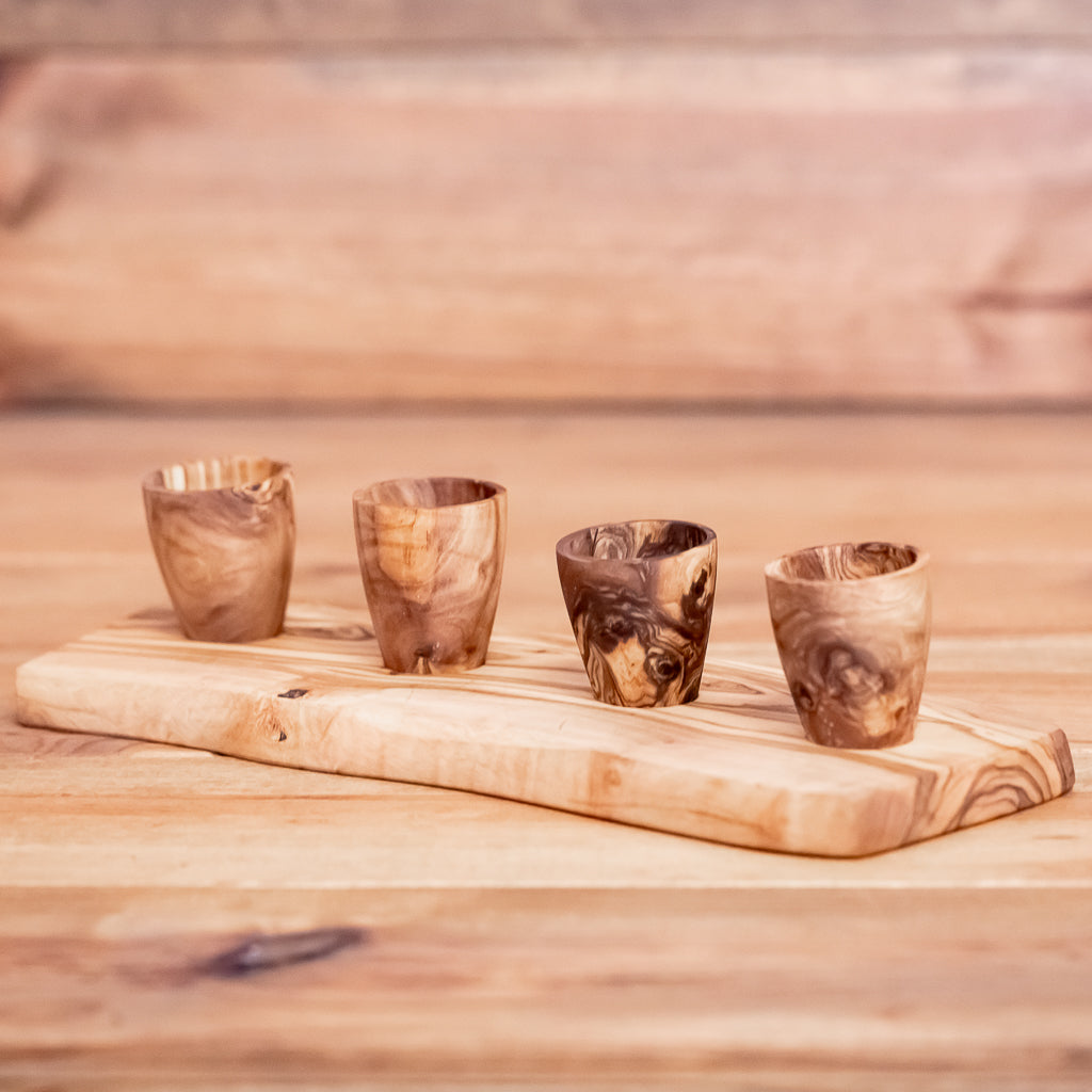 Wooden Cup with stem – Skullvikings
