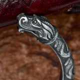 Scandinavian Sterling Silver Dragon Arm Ring