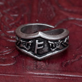 Fehu Asgard Pewter Rune Ring