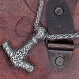 Stainless Steel Mjölnir on chain