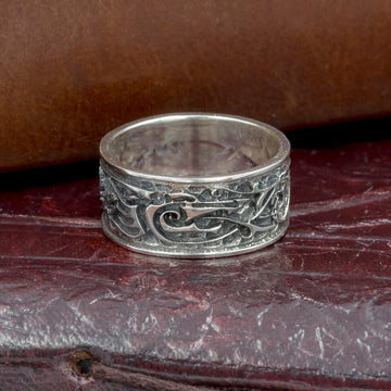 skullvikings viking norse wedding ring band uk