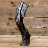 Drinking Horn + Horn Stand