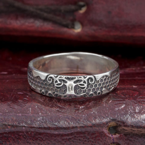 Sterling Silver Tree of Life Ring/Wedding band