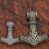 Silver Plated Bronze Mjölnir (Thor's Hammer)