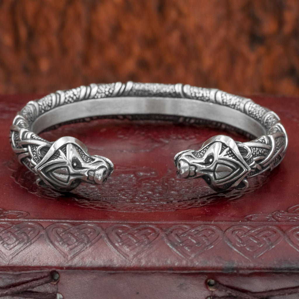 skullvikings viking norse larp larping berserker bear pewter arm ring armring torc torque bangle uk 