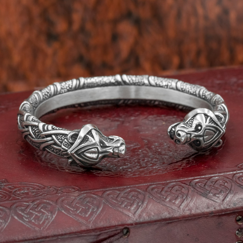 skullvikings viking norse larp larping berserker bear pewter arm ring armring torc torque bangle uk 