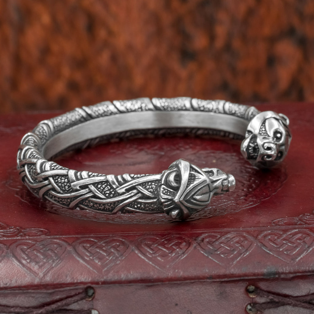 skullvikings viking norse larp larping berserker bear pewter arm ring armring torc torque bangle uk 