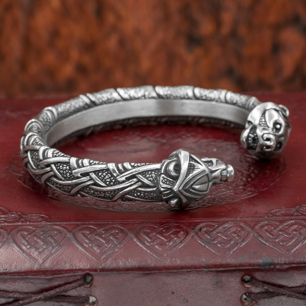 skullvikings viking norse larp larping berserker bear pewter arm ring armring torc torque bangle uk 