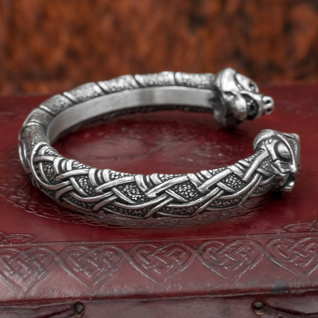 skullvikings viking norse larp larping berserker bear pewter arm ring armring torc torque bangle uk 