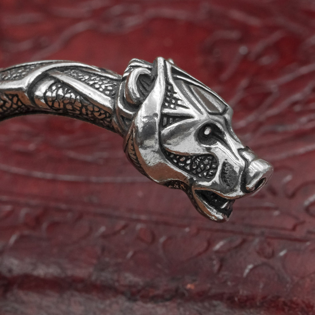 skullvikings viking norse larp larping berserker bear pewter arm ring armring torc torque bangle uk 