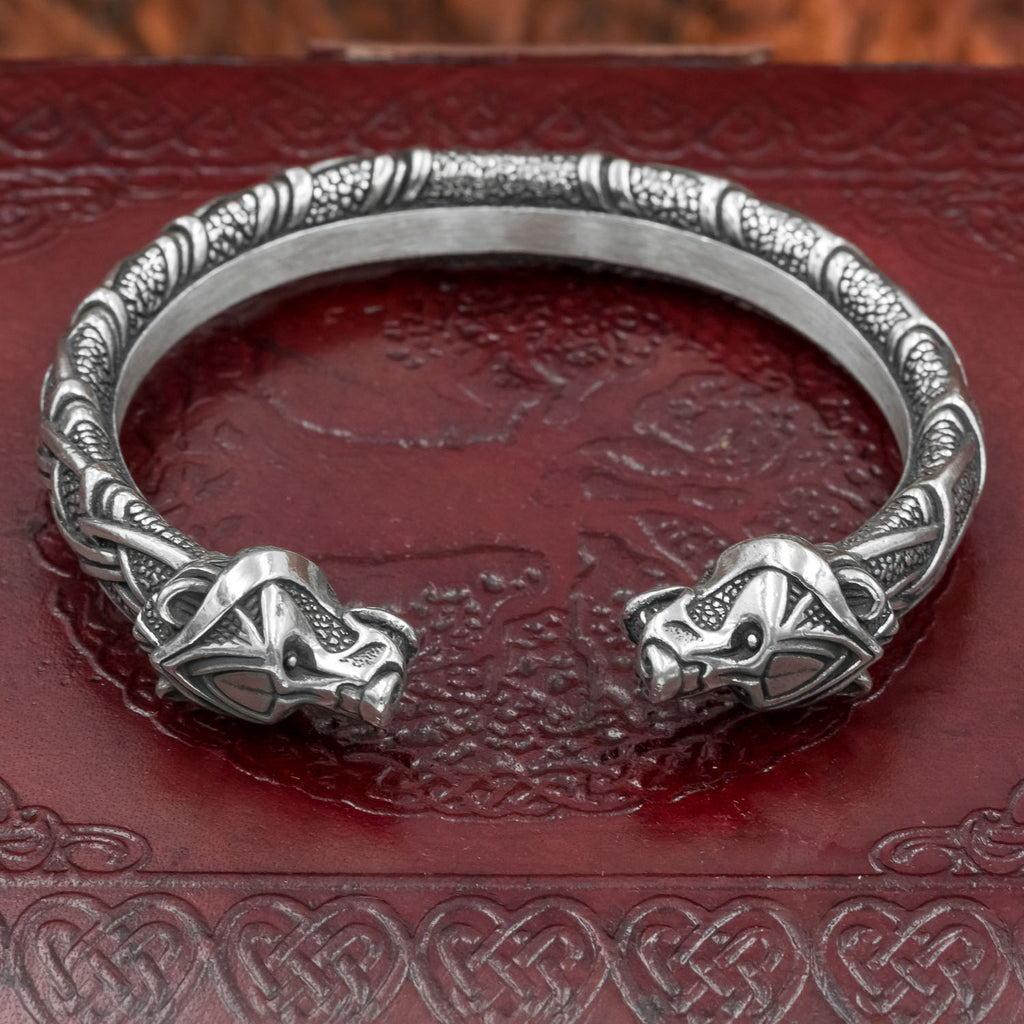 skullvikings viking norse larp larping berserker bear pewter arm ring armring torc torque bangle uk 