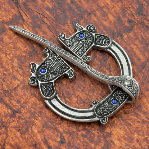 PICTISH PENANNULAR St. Ninnian's Hoard Dragon Brooch Cloak Pin