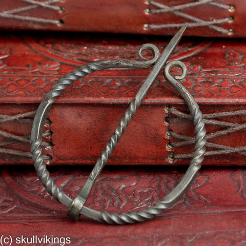 Forged Ring Brooch