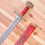 Hedeby Damascus Viking Sword with Scabbard