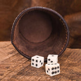Dragon Knotwork Leather Dice Shaker