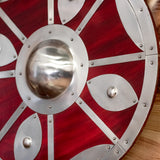 Round Shield with Steel Fittings