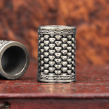 Large Sterling Silver Hair and Beard Bead