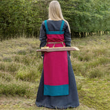 Red/Blue Viking Embroidered Apron Dress