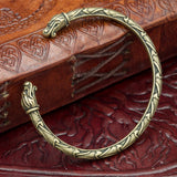 Bronze Scandinavian Dragon Arm Ring