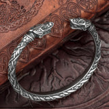 Scandinavian Fenrir (Wolf Head) Arm Ring