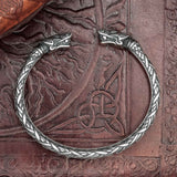 Scandinavian Fenrir (Wolf Head) Arm Ring