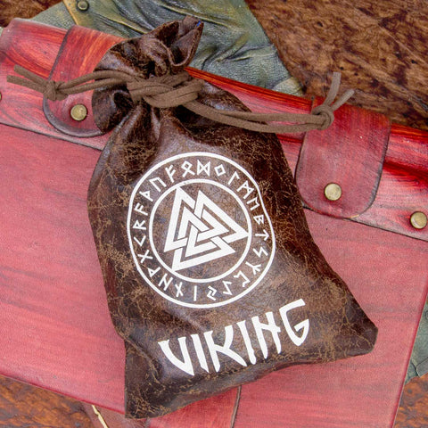 Valknut and Runes Pouch