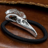 Helm of Awe Raven Skull Hair Band / Hair Tie
