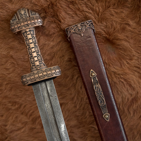 Isle of Eigg Viking Sword with Scabbard – Skullvikings