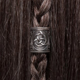 Bronze Trinity Knot (Triquetra) Hair Bead
