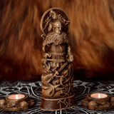Valknut and Runes Black Table/Altar cloth