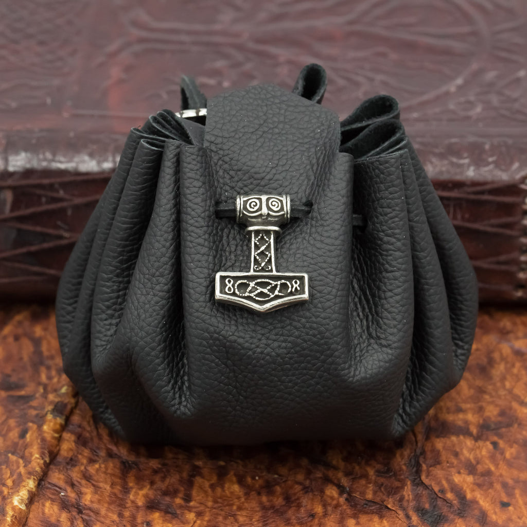 Black Thor Leather Pouch – Skullvikings